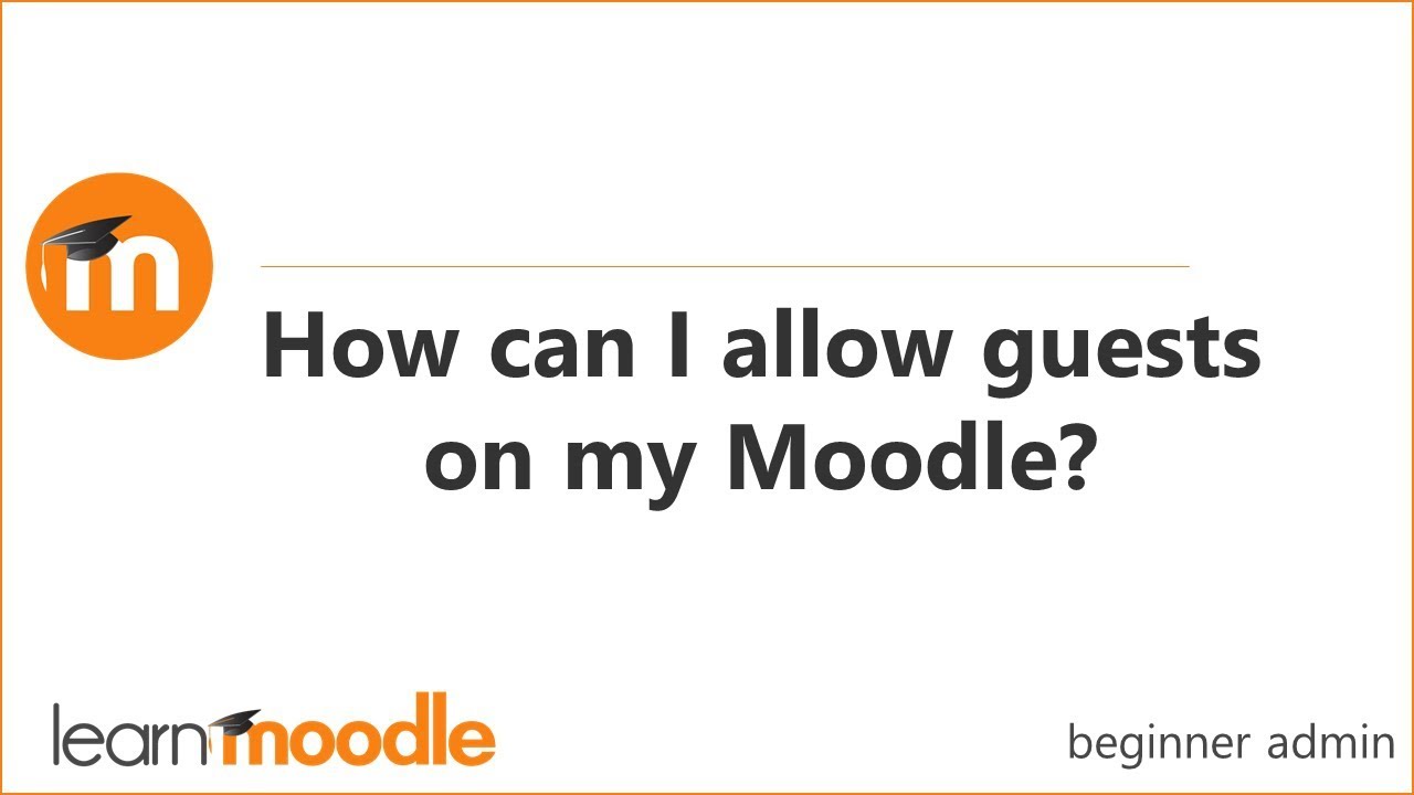 ゲストアクセス Moodledocs