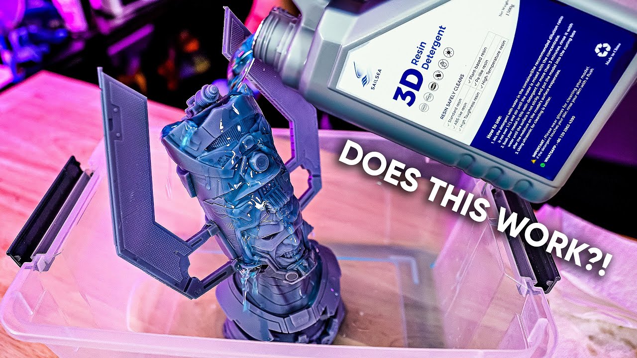 Лучше ли использовать моющее средство для смолы для очистки 3D-печати?