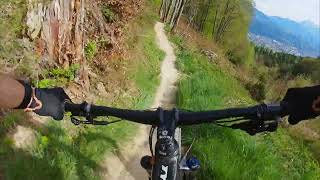 Arzler Alm Trail Innsbruck - Mountainbike Singletrail