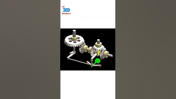 3D Mechanism Animation | 3D Designers #engine #mechanism #mechanical #automobile#gear