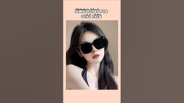 Oval face avoid these sunglasses 😲🎀💀#shorts #ovalface #sunglasses #avoid