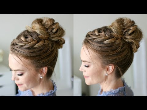 fishtail-french-braid-high-bun-|-missy-sue