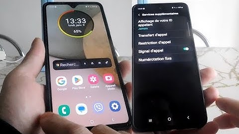 Comment masquer son numéro samsung a12