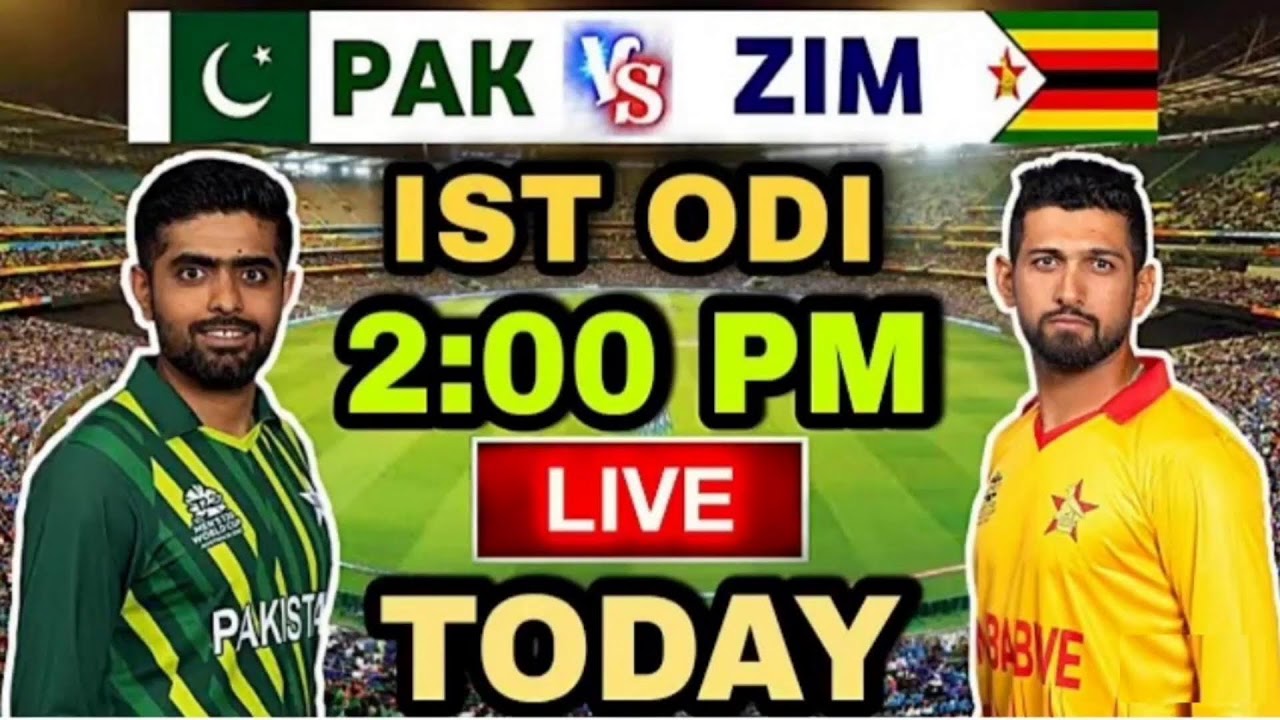 PAKISTAN VS ZIMBABWE LIVE ODI SERIES MATCH SCHEDULE PREVIEW BY ALI 