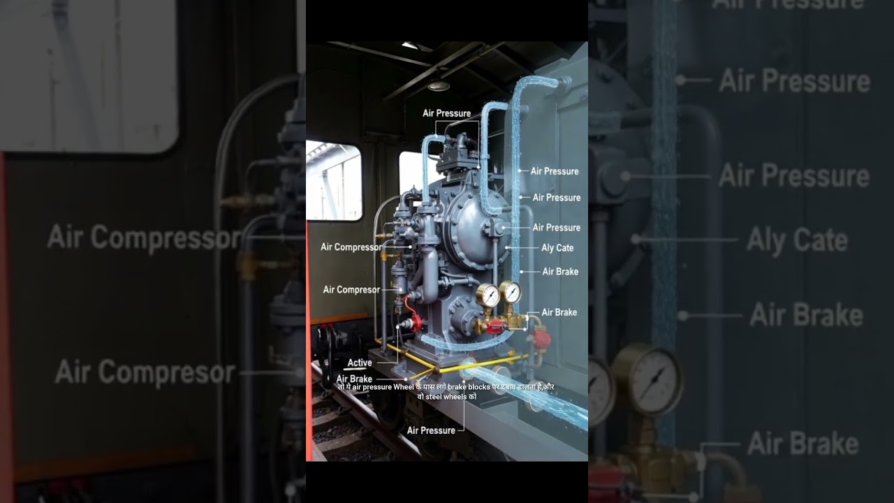 “Train Brake कैसे काम करती है? Real Railway Science! 😲” 