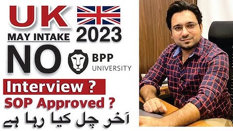 BPP University UK | Interview & SOP Delay | Not Approved UK | May Intake 2023 | Studify Consultants|