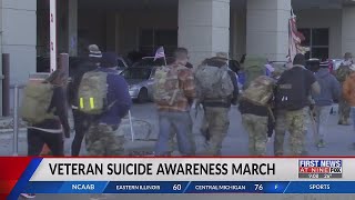 Veteran suicide awareness march