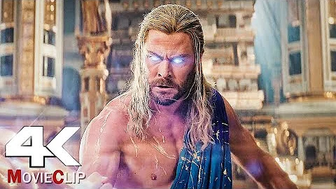 Thor Vs Zeus - Fight Scene - Thor: Love and Thunder (2022) HD |