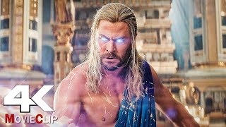 Thor Vs Zeus - Adegan Pertarungan - Thor: Cinta dan Guntur (2022) HD |