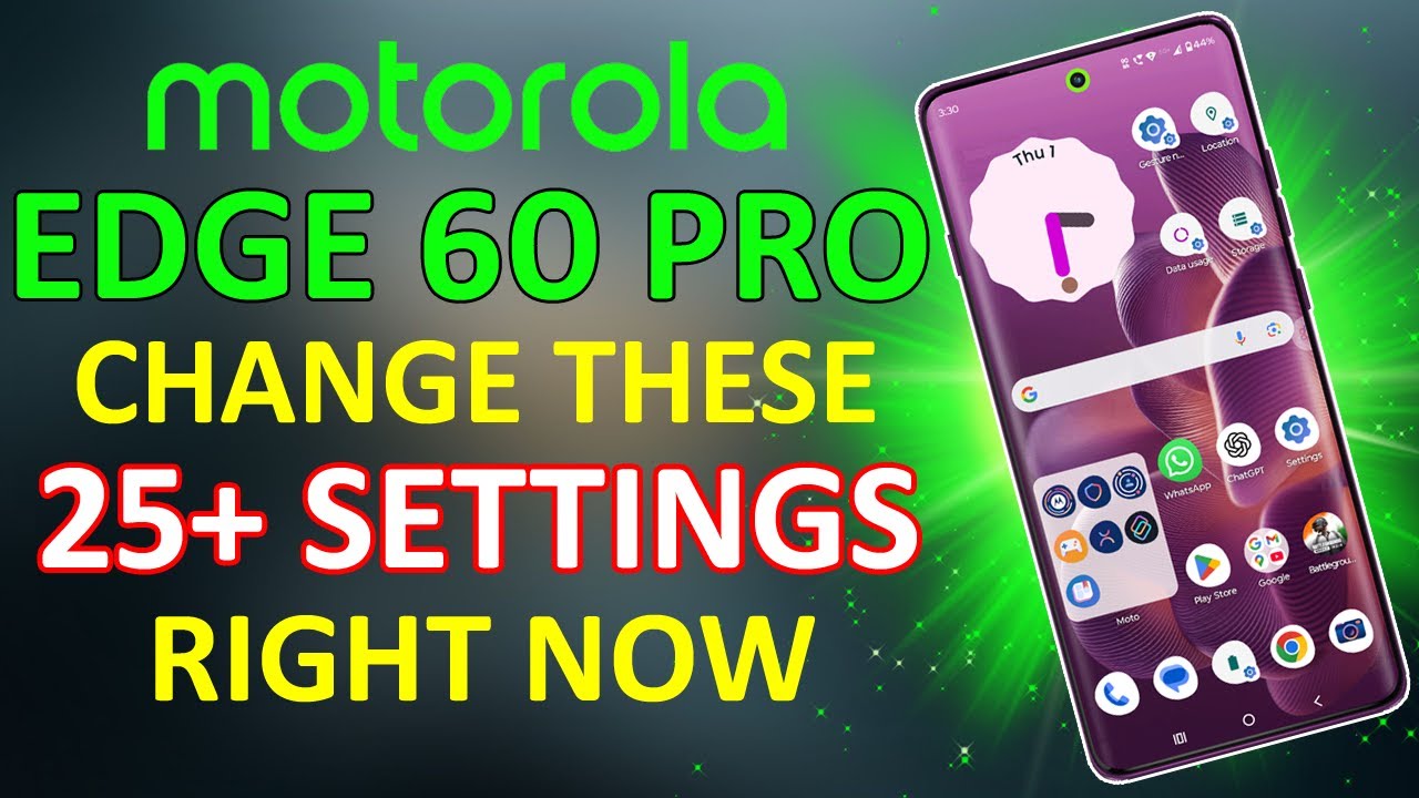 Moto Edge 60 Pro 25+ Hidden Settings Should Change Right Now ⚡ Battery Heating issue Resolved 🔥