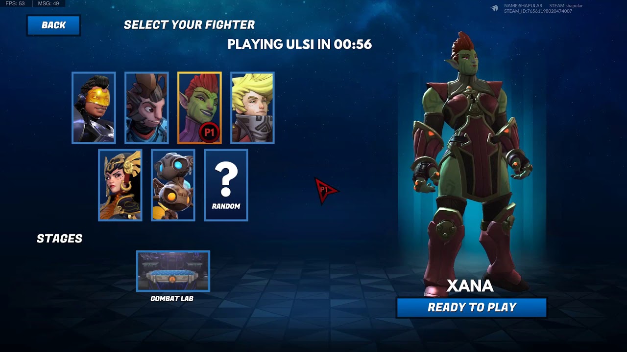 Icons: Combat Arena - shapular (Xana) vs. Ulsi (Kidd)