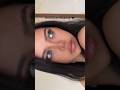 Bold Eyes Makeup🖤 #glassskin#makeup#tutorial#boldeyelook#glam#lipcombo#shorts#fyp#viral#bold#trend