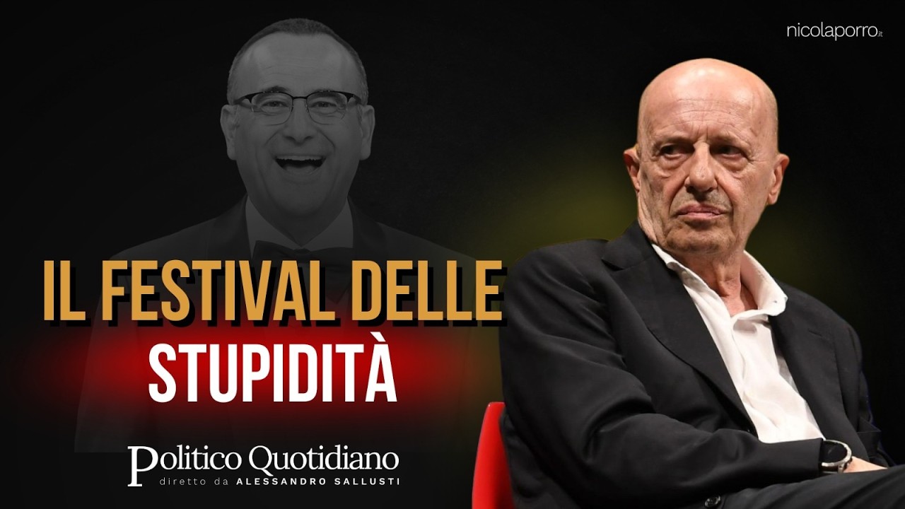 Sanremo, è già iniziato il Festival delle stupidità - Il commento di Sallusti