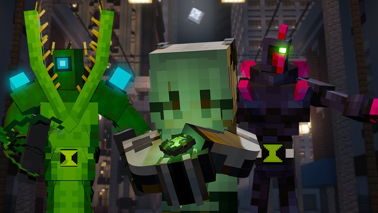 MİNECRAFT YENİ BEN 10 ADDONLARI!!!