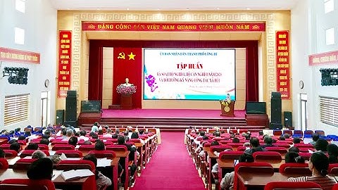 Tập huấn điều tra hộ nghèo, hộ cận nghèo và kỹ năng công tác xã hội