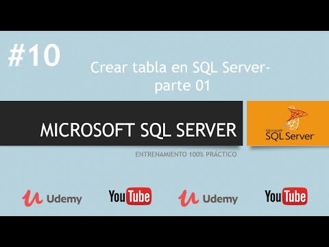 📌 10 - Crear tabla en SQL Server- parte 01  | Microsoft SQL Server