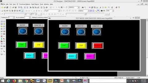 SIMULASI CONVEYER MENGGUNAKAN CX PROGRAMMER DAN CX DESIGNER PLC OMRON