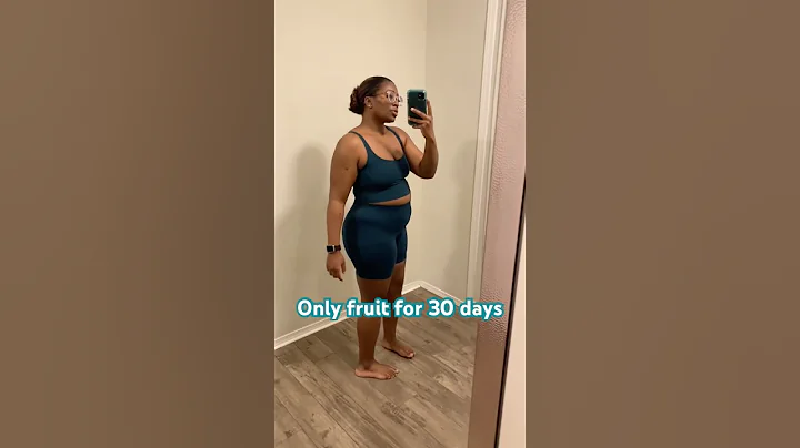 I ate only fruit for 30 days…. #fruit #fruitfast #bodytransformation #weightloss #fasting