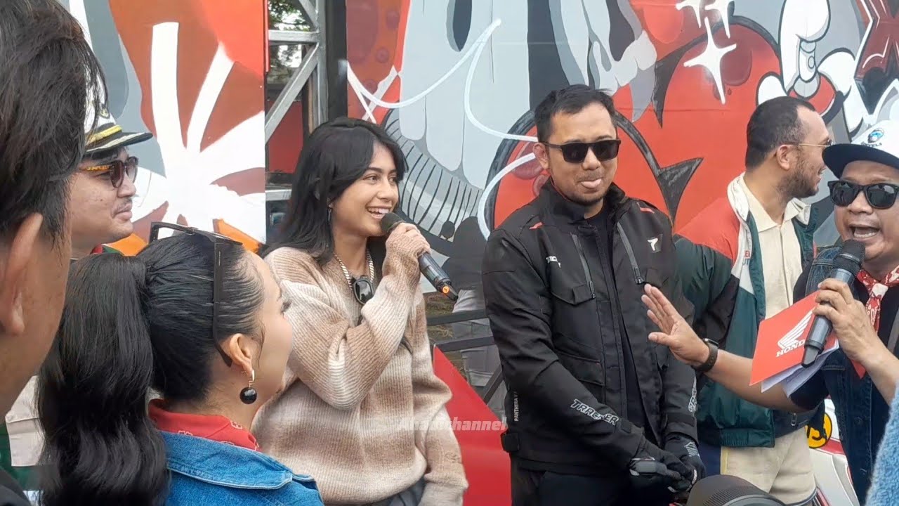 SIMAK KESERUAN PUNCAK ACARA HONDA BIKERS DAY 2025 DIGELAR  DI GARUT BARENG SINTYA MARISCA 