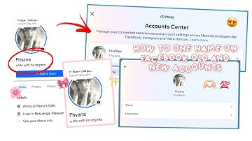 how to one name on facebook old accounts (new way)