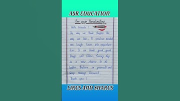 One Page English handwriting kaise likhe || english handwriting kaise sudhare ||
