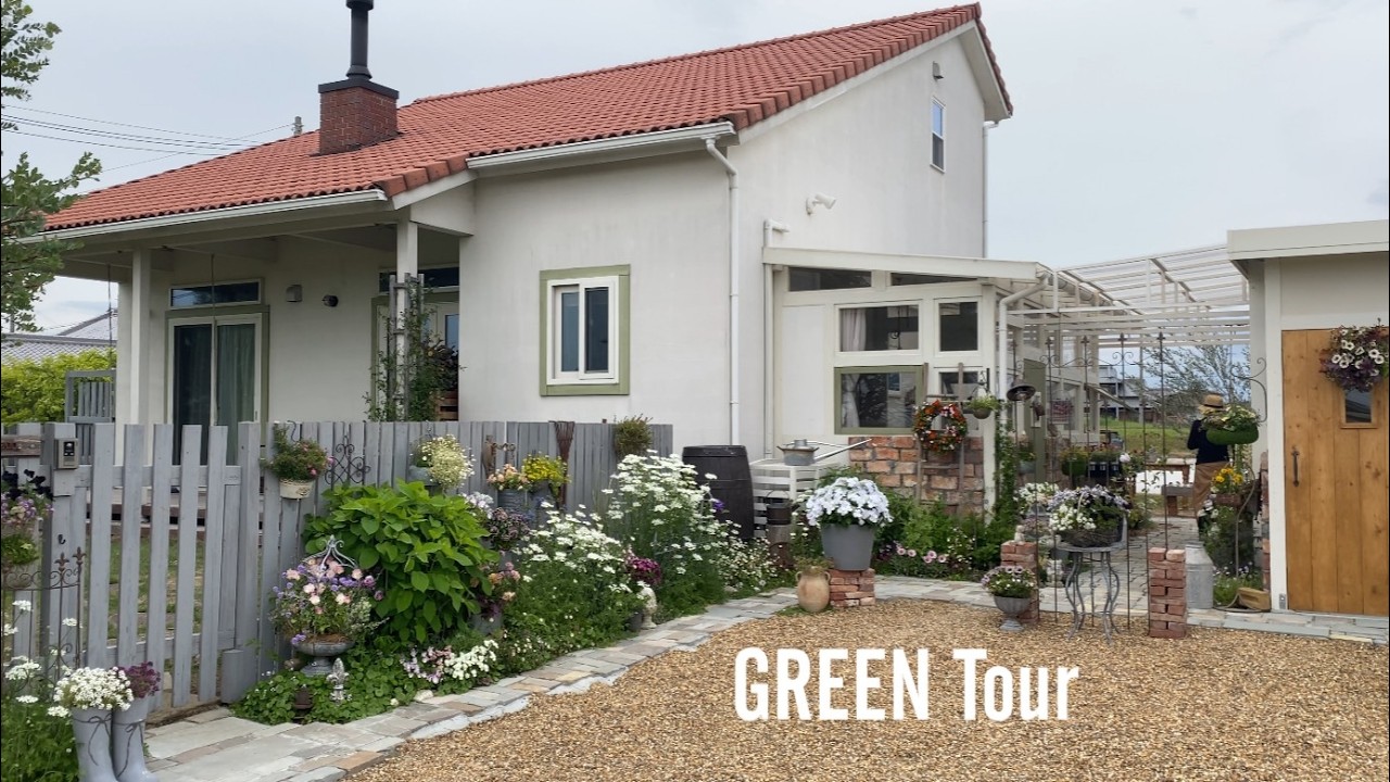 レースのような可愛さ！オルレアでつくる甘すぎないシャビーでフレンチカントリーなお庭花壇は田園風景に突如現れるお洒落すぎる空間！| hananone | 園芸/ガーデニング店巡り | 兵庫/ 加古郡