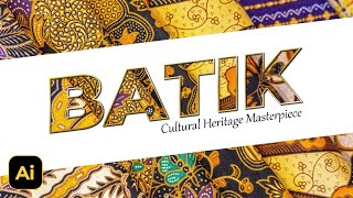 Create A Text Effect Design With Batik Pattern In Illustrator