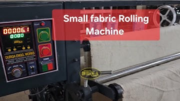 fabric rolling machine | ✅️affordable fabric rolling machine in segment with meter and speed control