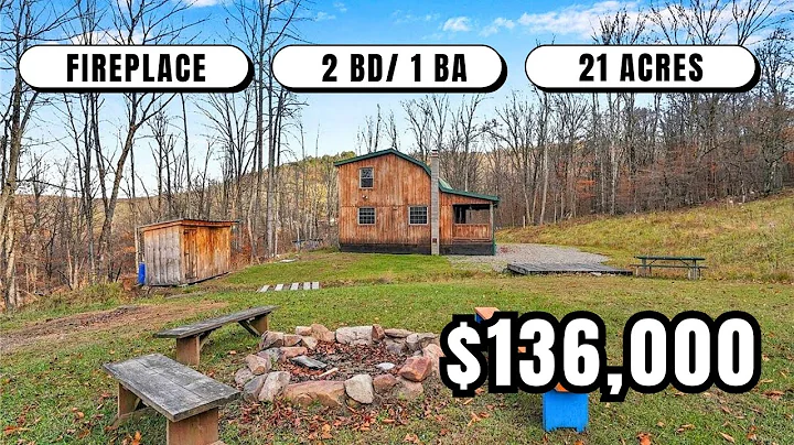 NY Wilderness! Fully furnished cabin on 21.3 ACRES for $136K!