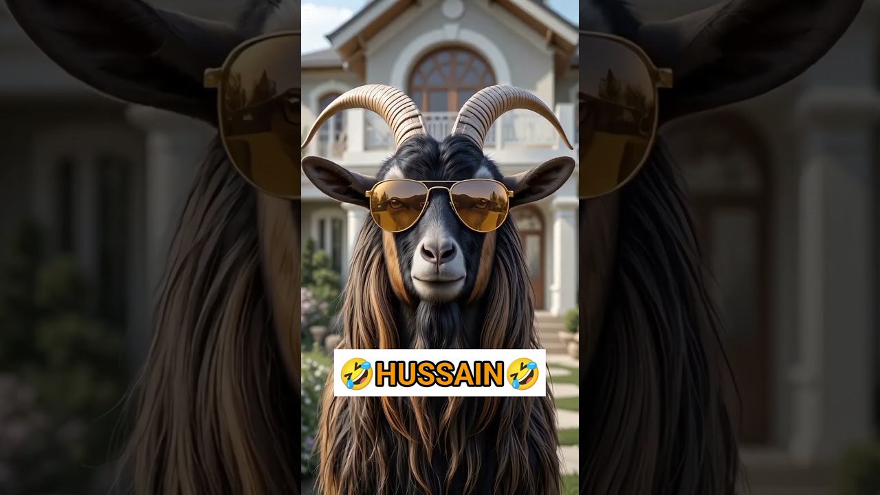 Goat calling name Hussain in funny 🤣😅 