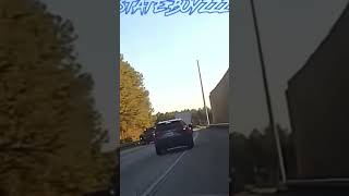 SRT Chrysler Crashes Out On Chase 😳💥 #shorts #policechase #crazy #reaction