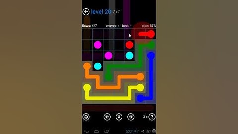 Flow Free - Bonus Pack 7 x 7 Level 20