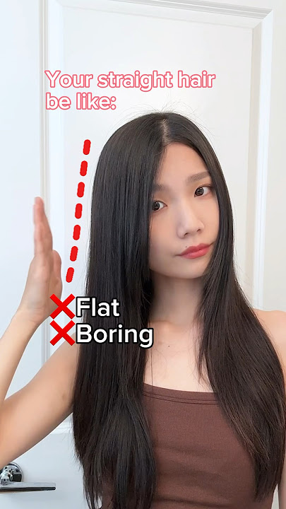 Quick tips for adding volume to straight/flat hair!! #hair #hairstyles #straightener