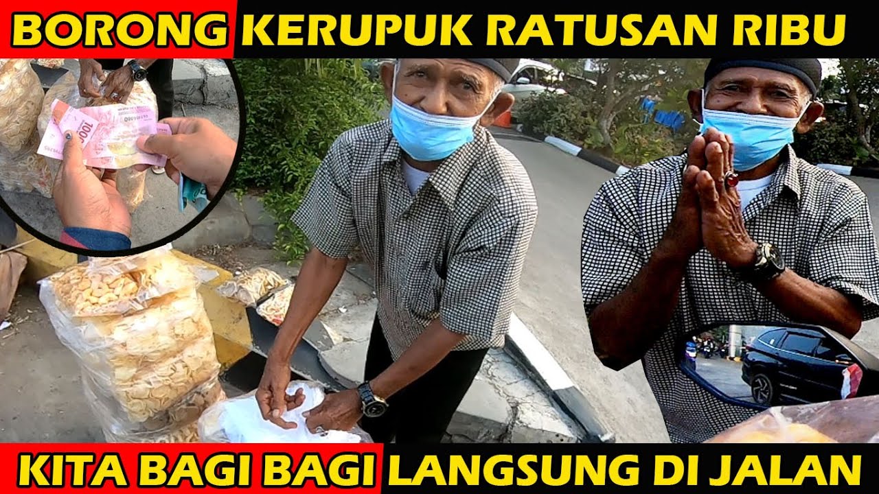 Borong Kerupuk, Kakeknya Sampai Terharu...