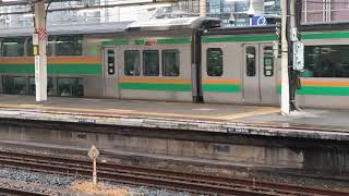 E231系1000番台ヤマU515編成+ヤマU37編成大宮駅発車