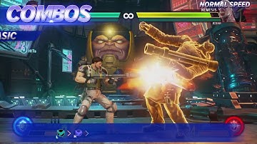 Marvel vs  Capcom  Infinite   Chris Tutorial