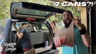 We Put 7 CANS of Spray Foam in the Suburbans Roof! | BANGIN GARAGE Ep. 4
