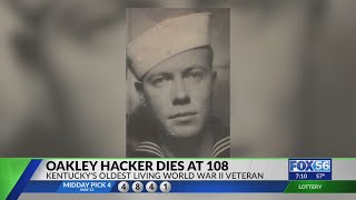 Kentucky's oldest WWII veteran dies at 108