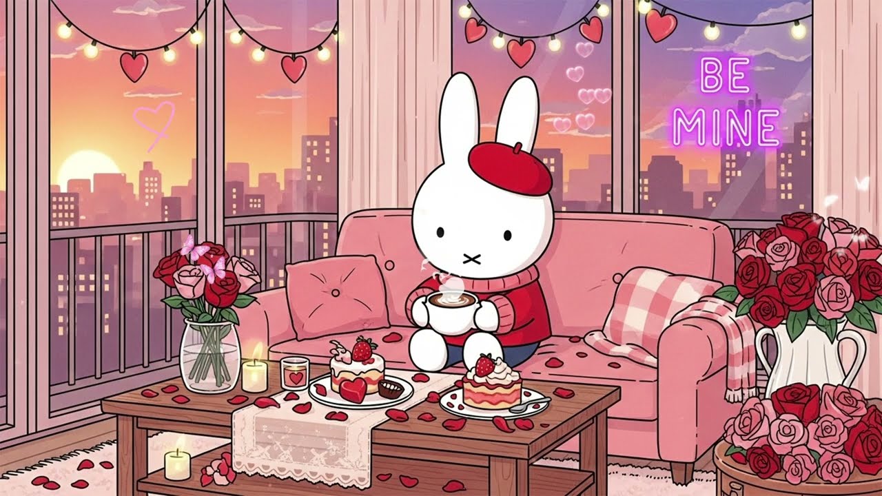 Soft Hearts💖 Cozy Lofi for Love Thoughts