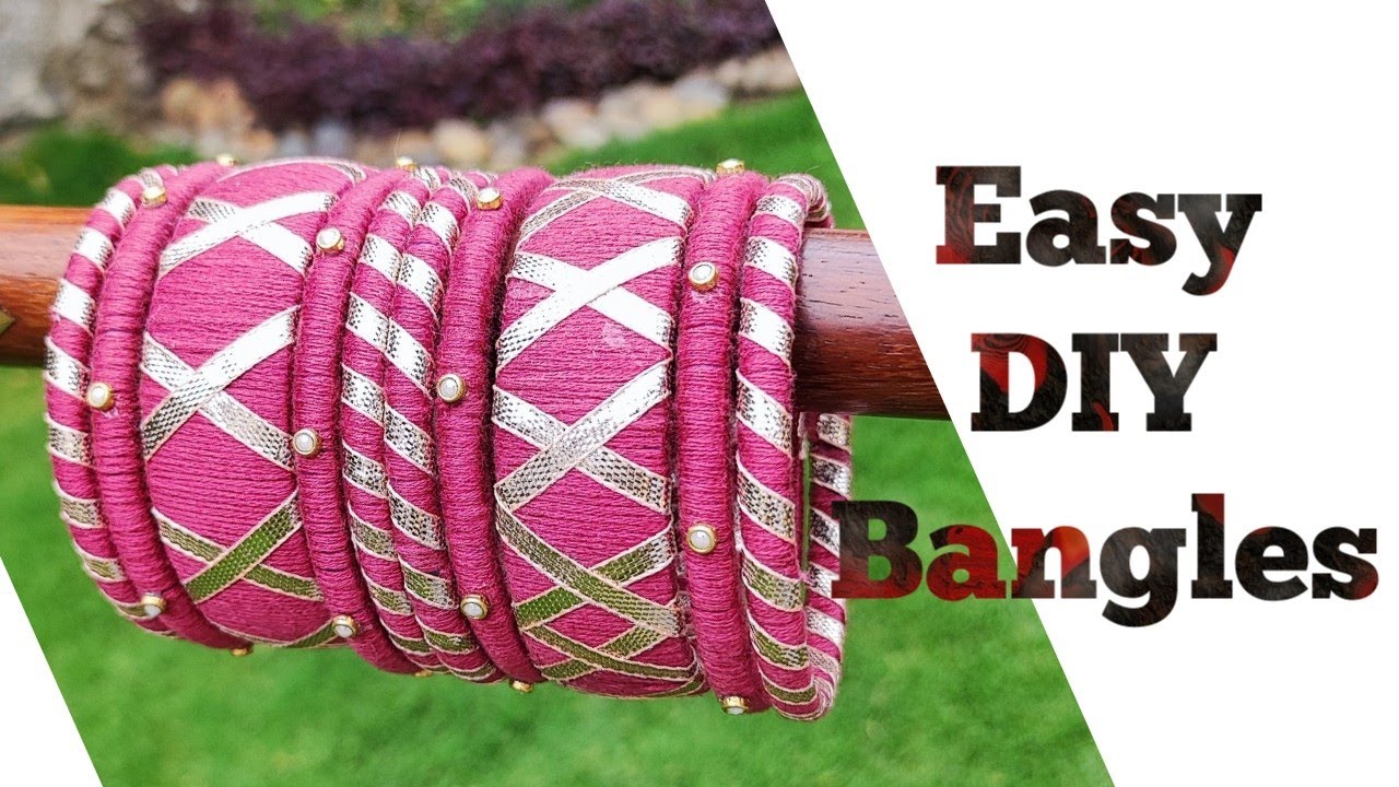 handmade jewelry, easy diy bangles, jewelry, handmade bangles, easy ...