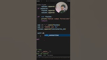 Atualizando Banco de Dados com Python – Assista à Aula Completa no Canal  #shotrs  #python  #sql