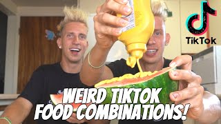 TRYING WEIRD TIKTOK FOOD COMBINATIONS!