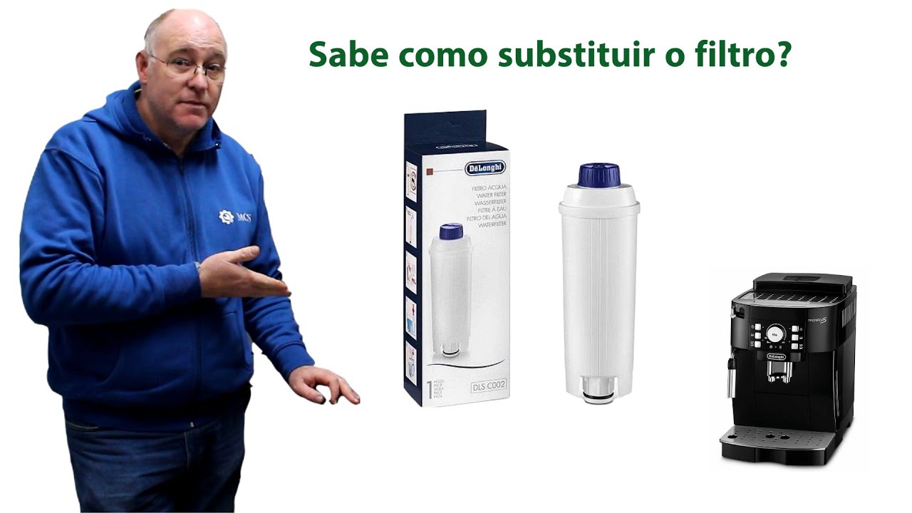 Delonghi Magnifica S. Como instalar o filtro amaciador? - YouTube