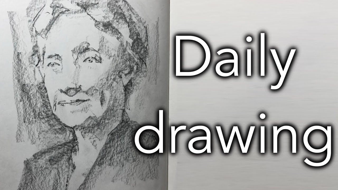 Improve your drawing with daily portrait practice - Helen Keller