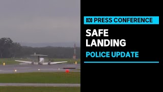 IN FULL: NSW Police discuss aircraft's safe landing at Newcastle airport  | ABC News