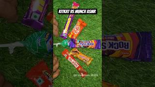 Crunchy Chocolate ASMR 😍 | Munch &amp; KitKat Mix