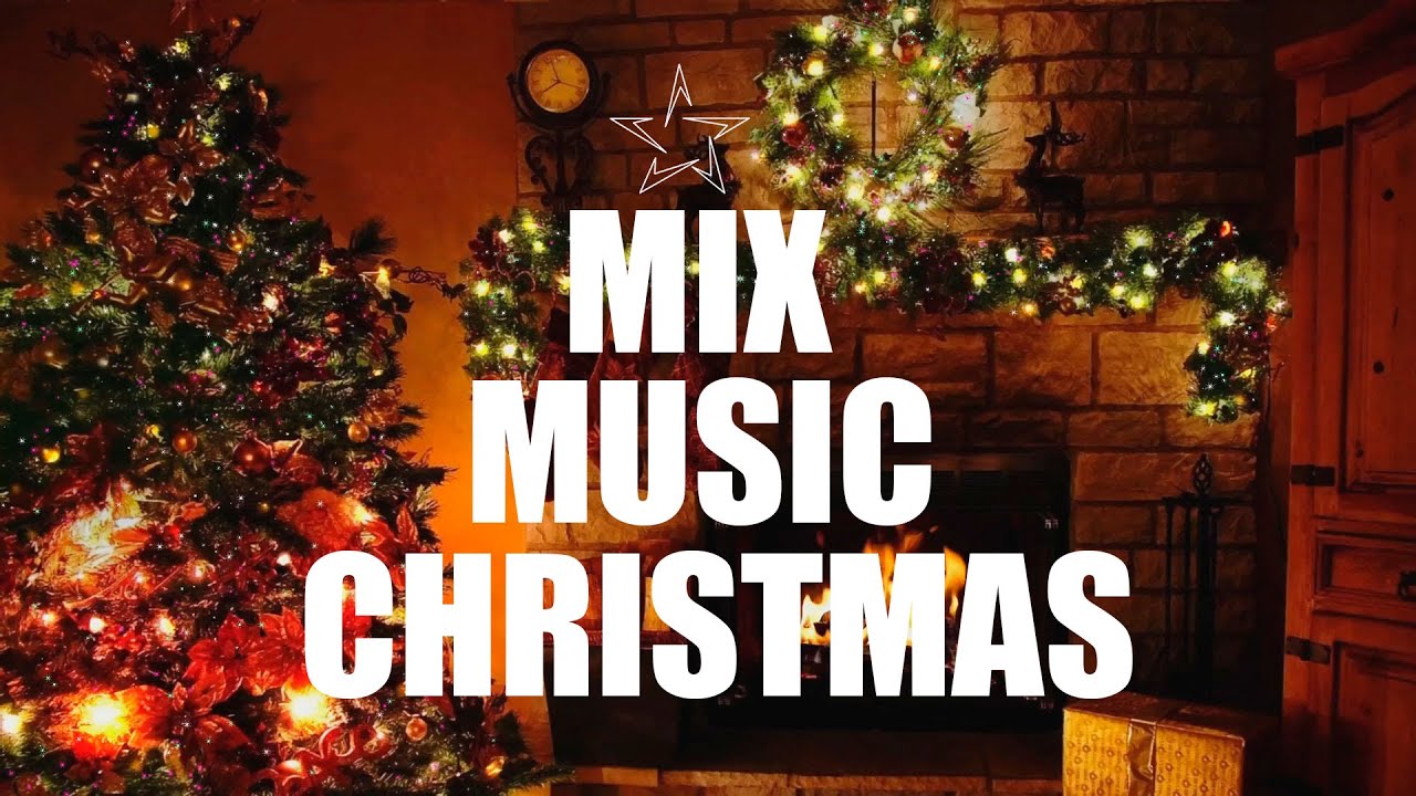 Fireplace & Christmas Ambience with Instrumental Christmas Music Mix 