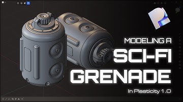 Modeling a SCI-FI GRENADE in Plasticity | Timelapse Modeling