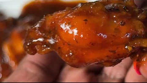 Chicken wings with Orange Juice Sauce /Chicken Wings recipe 