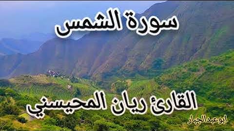 سورة الشمس للقارى ريان المحيسني بصوت خاشع